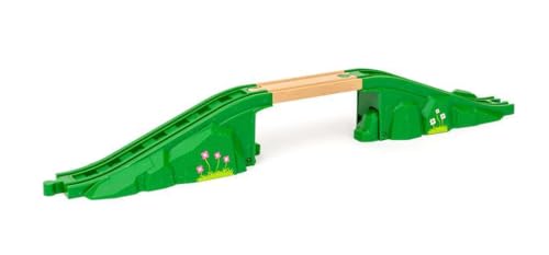 brio world - 36107 arch bridge  toy train set accessory for kids aged 3 years up