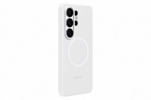 Image of Samsung Galaxy S26 Ultra Silicone Magnet Phone Case, Soft-Touch, Durable Grip, Great Feel, White