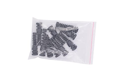 10Pcs Ip68 Waterproof M12 Pg7 Plastic Cable Gland Connector Plastic Flex Spiral Strain Relief Protector With Rubber Washer For 3.5-6Mm Wire Thread #TOP5