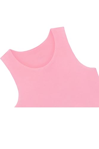 Image of Lilax Girls' Double Lined Sleeveless Basic Crop Tank Top