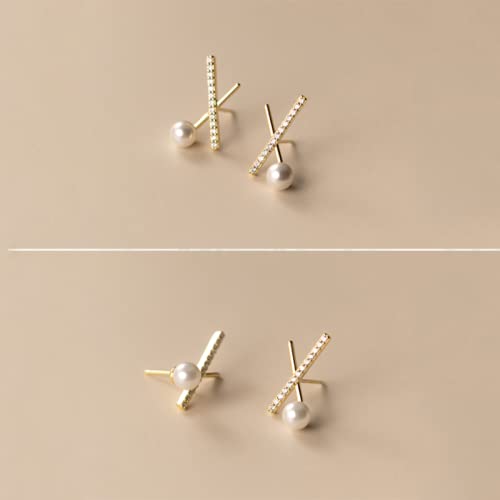 Boucles d'oreilles argent 925 et perles pour vos soirées - 2