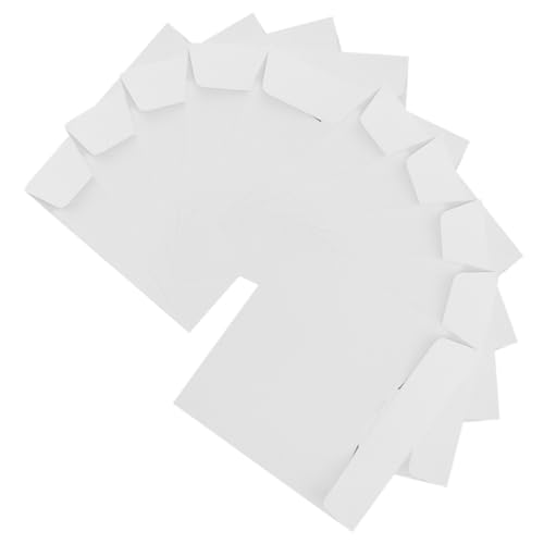 DONFAMDS 10 Stück CD DVD Versandtaschen Weiß