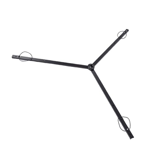 Image of Dpofirs Triangular Strut Aluminum Tripod Stabilizer | Foldable Floor Leveling Guide for Photography, Secure Grip Support Base
