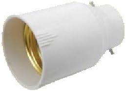 B22 bayonet to E27 screw adapter