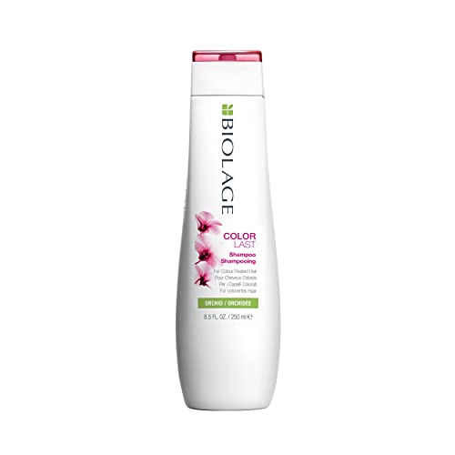 Biolage | Farberhaltendes Shampoo für gefärbtes oder getöntes Haar, Für Erhalt und Glanz der Farbe, Mit Orchideen-Extrakt, ColorLast, 1 x 250 ml Cover