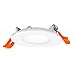 LEDVANCE LED SPOT INTEGRATED SLIM Ø 8,5cm, Einbaustrahler Spot für sämtliche Innenbereiche, 4,5W, Farbtemperatur 4000K, 240 Lumen, 240V, flaches modernes Design, inkl. Klemmvorrichtung, weiß