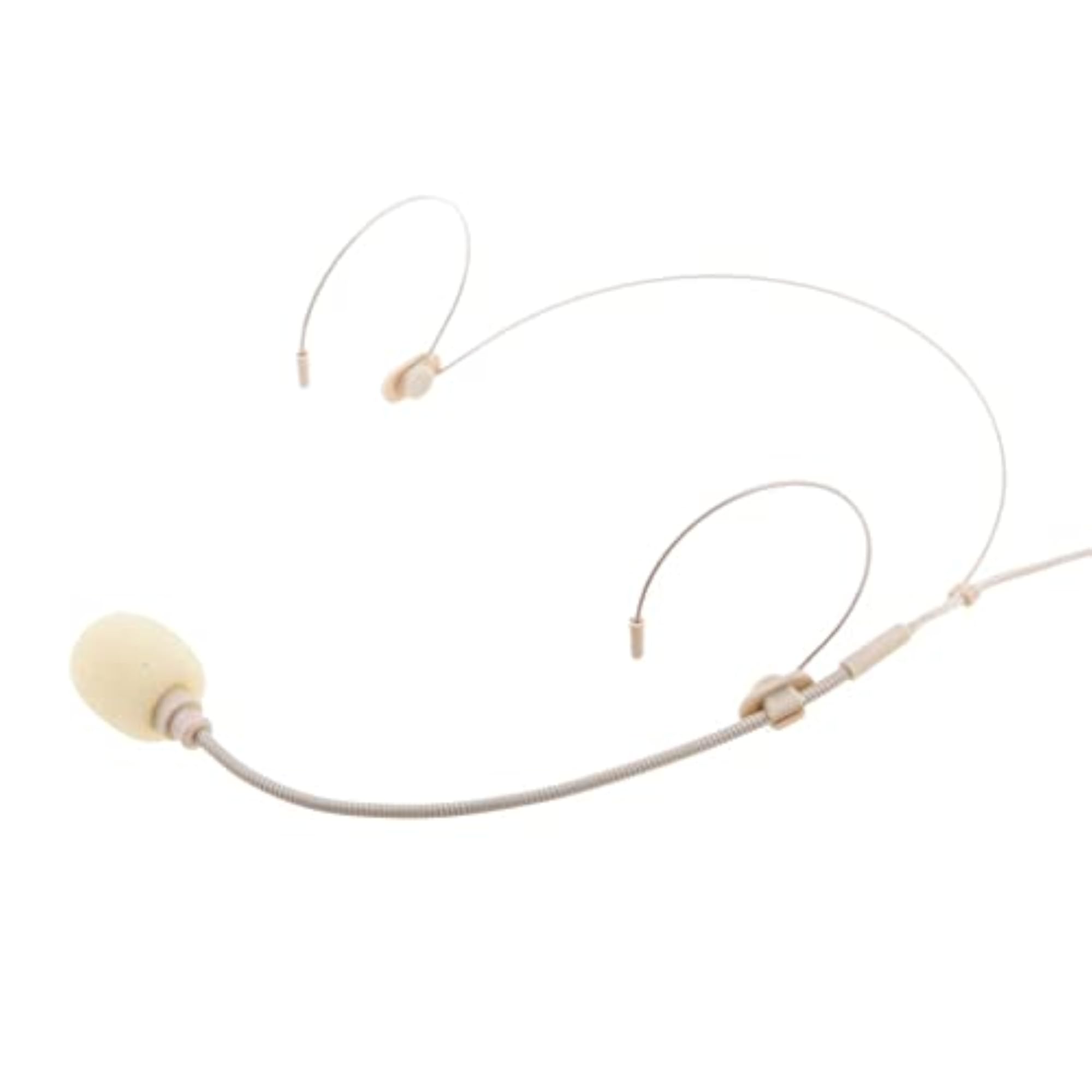 Dual Ear Hook Wired Headset Headworn Microphone