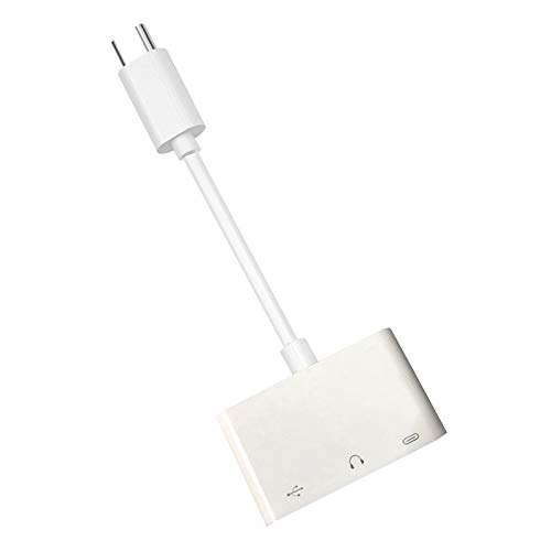 Motyy Usb C Female Otg Audio 3 in 1 Type-C To 3.5Mm Audio Usb Otg Card Reader and Pd Charging Port Splitter - Afbeelding 6