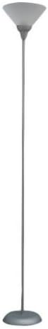 Room Essentials Torchiere - Lámpara de pie, color plateado