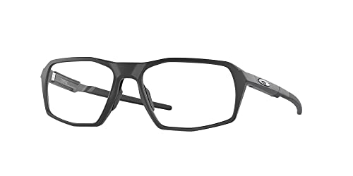 Image of Oakley Men Clear Lens Square Frames - 0OX8170