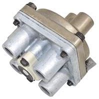 Sealco 110415 Four Delivery Port Service Relay Valve - Stainless Steel Multi Port Valve with 4 Ports and Threaded Inlet