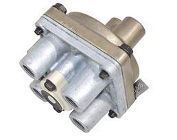 Sealco 110415 Four Delivery Port Service Relay Valve - Stainless Steel Multi Port Valve with 4 Ports and Threaded Inlet
