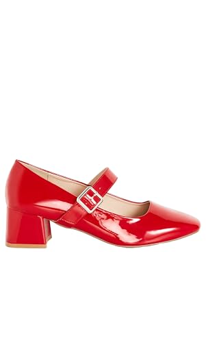 City Chic Women's Heel - Wide Fit Mary Jane Block