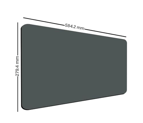 Image of ON TREND Premium Extended Mouse Pad, Large Premium Desk Mat Anti Skid Rubber Base for Desktop Laptop PC Office Gaming (Size- 23 X 11 x 0.12 Inch) (Dark Grey)