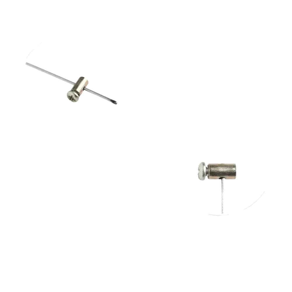 Kit de reparación de Acelerador de máquina de jardín motorizada Zhook Flexible con Tapa de Extremo Z y Boquilla de Acero Compatible con cortadoras de césped