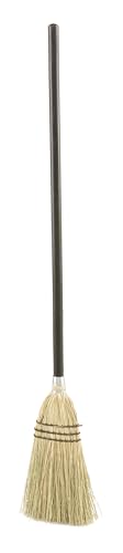 Rubbermaid (1-Pack) - Commercial RCP6373BRO Lobby Corn-Fill Broom 100cm Handle,
