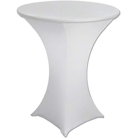 36 x 42 Stretch Spandex Highboy Table Cover (White) Cover