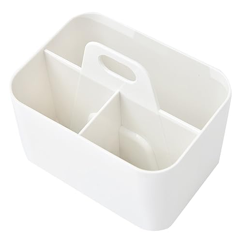 Healeved Portable Bathroom Organizer with Handle Large Capacity Storage Basket for Toiletries Makeup Essentials Durable Chic Design for Home Kitchen Laundry