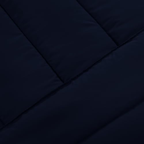 Utopia Bedding All Season Navy Comforter Set with 2 Pillow Cases, 3 Piece Soft Brushed Microfiber Kids Bedding Set for Boys/Girls, Machine Washable (Twin)