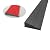 Hoiweqr Floor Edging Trim Strip, Self Adhesive-PVC Floor Transition Strip, Waterproof Self Adhesive Transition Profile Flooring Cover Strips, Threshold Transitions Suitable for Threshold(Black,2x1M)