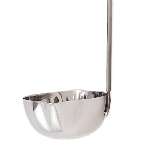 Rsvp International Endurance Canning Collection Non-Reactive 18/8 Stainless Steel, Dishwasher Safe, Ladle, 13-1/2" #TOP1