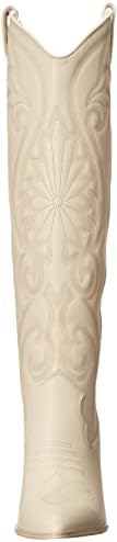 Steve Madden Women's Lasso Western Boot, Bone Leather, 6.5 | Image 1