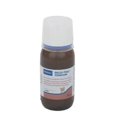 Virbac RecoVital Tonicum Katze | 6 x 45 ml | Flüssiges Diät-Ergänzungsfuttermittel für Katzen | Zur ernährungsphysiologischen Wiederherstellung und in der Rekonvaleszenz