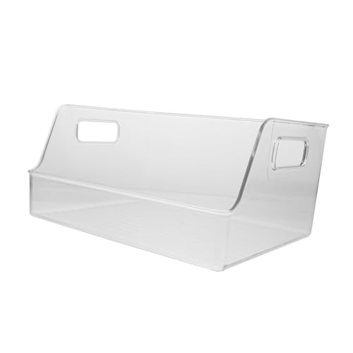 HONMEET 1pc Acrylic Cd Storage Box Desktop Vinyl Record Rack Large Capacity Cd Tower Storage Rack Boxes for Office Study Dormitory