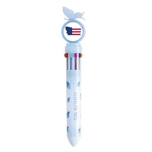 Stylo à bille rétractable multicolore pour les fournitures scolaires au quotidien