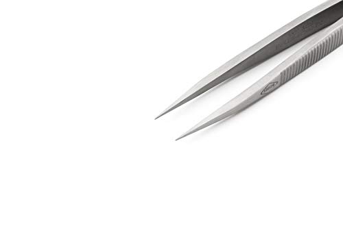 Weller Erem ACSA Precision Tweezers with Serrated Finger Grips for Secure Handling 108mm, Nickel - Image 3
