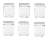 CLEARVIEW CONTAINERS | Airtight Pantry Containers for Arts & Crafts, Peanut Butter, Honey, Jams Flou