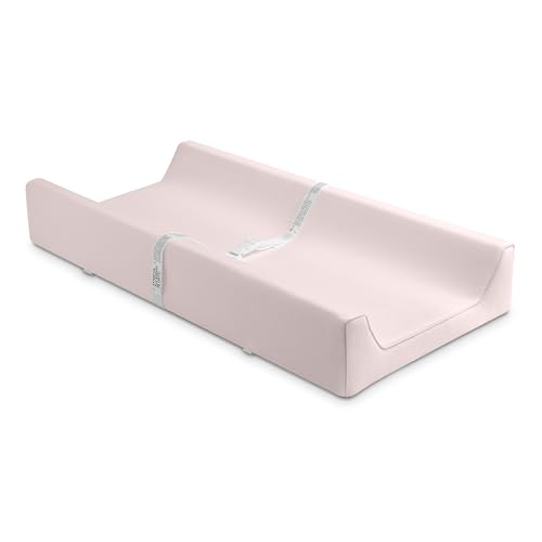 Image of Bellini Premium Contour Changing Pad with Removable Washable Knit Cover, Waterproof, Made with Sustainable Materials, JPMA-Certified, Pink