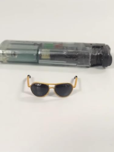 1/6 Scale Soldier Sunglasses （Gold and Silver） Model for 12'' Action Figure (B Silver Color)3