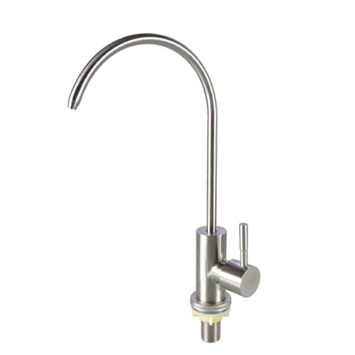 Robinet de filtre à eau en acier brossé au design haut de gamme