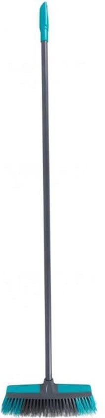 Balai de luxe intérieur et extérieur gris et bleu de 130 x 33 cm