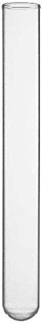 Kimble 73500-13100 N-51A Borosilicate Glass 10 mL Disposable Culture/Test Tube with Rim Top, Clear, 13 mm x 100 mm (Pack of 250)