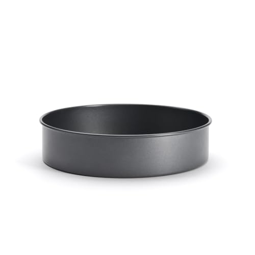 De Buyer - Moule à manqué rond et droit en acier antiadhésif - Diamètre 20 cm, hauteur 5 cm -, Noir – vue 2