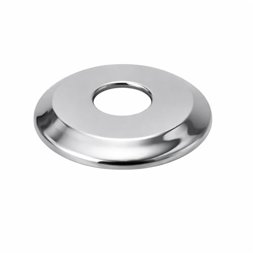 Image of Furiq Bath Fusion Stainless Steel Long Body Tap for Kitchen Bathroom Home Taps with Chrome Finish and Quarter Turn Fitting (Wall Flange and Teflon Tape) Pack of 3