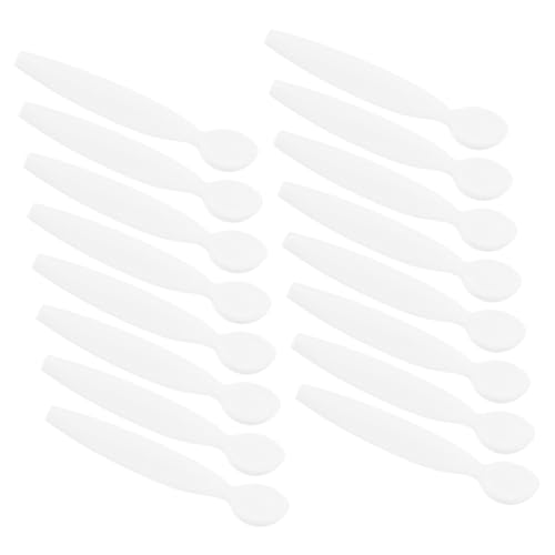 TOPBATHY 20 pièces Lot de Spatules Cosmétiques Petites pour Soin Visage Cuillères Crème de Beauté Légères et Durables Applicateurs Peau Doux pour Femmes