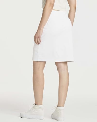 Pacote com 3: Saias de golfe femininas de 50,8 cm na altura do joelho, atlético, modesto, longo, cas