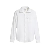 Levi's Sunset 1-Pocket Standard Camicia con Colletto Button-Down, Bright White, L Uomo