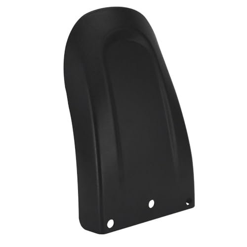 Extension ailes moto garde-boue avant en PP noir haute densité
