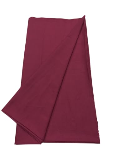 Image of BKRKJ Women's Lizibizi Cotton Unstitched Dress Material Plain Fabric by Meter for Sewing Suit,Salwar,Blouse,Shirt,Kurta,Pyjama,Pathani,Kameez,Chudidar,Patiyala (Maroon 19, 2.5 Meter)