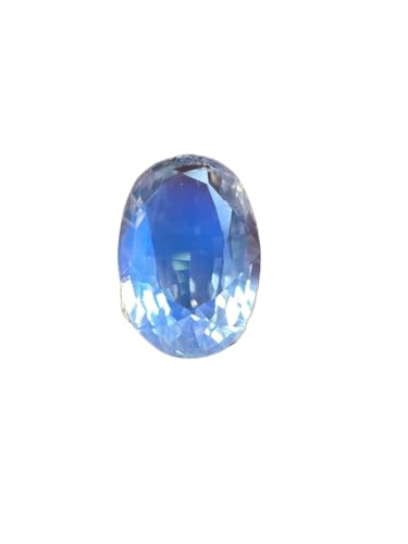 Pierre de lune arc-en-ciel 9x6mm pour personnaliser votre bague et pendentif fait main