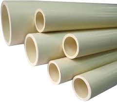 CPVC Water Pipe Length Durable Plumbing Front View
