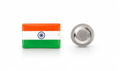 Pack of 1 Magnetic Indian Flag Brooch Badge For Men, Women, Kids ...