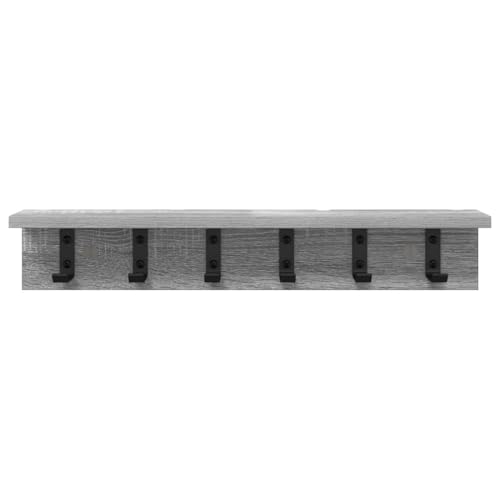 Étagère flottante pour petit espace 60cm | Table de chevet murale gris - 6