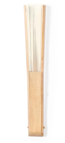 Variante de Susana Escribano abanicos personalizados madera y tela 42,5×23 cm