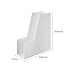 File Rack Magazine File Holder Desk Organizer, Vertical Sorter Holders for Home Office Supplies Letter Trays(White)