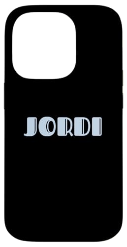 First Name Jordi Vintage Art Deco Light Blue/Lavender Font �X�}�z�P�[�X iPhone 14 Pro �p